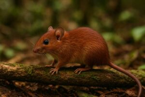 Image of a Red Arboreal Rice Rat in its natural habitat