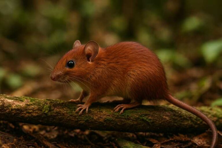 Image of a Red Arboreal Rice Rat in its natural habitat
