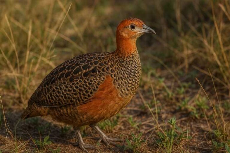 Image of a Red-winged Tinamou in its natural habitat