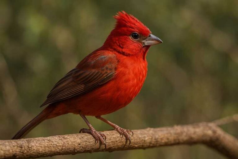 Image of a Red Pileated Finch in its natural habitat