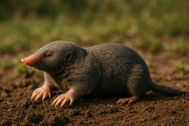 Image of a Roman Mole in its natural habitat