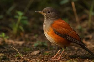 Image of a Rufous-backed Thrush in its natural habitat