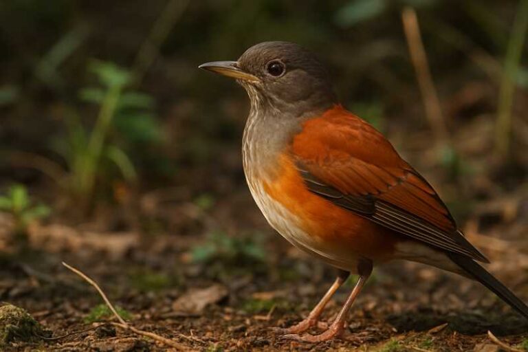 Image of a Rufous-backed Thrush in its natural habitat
