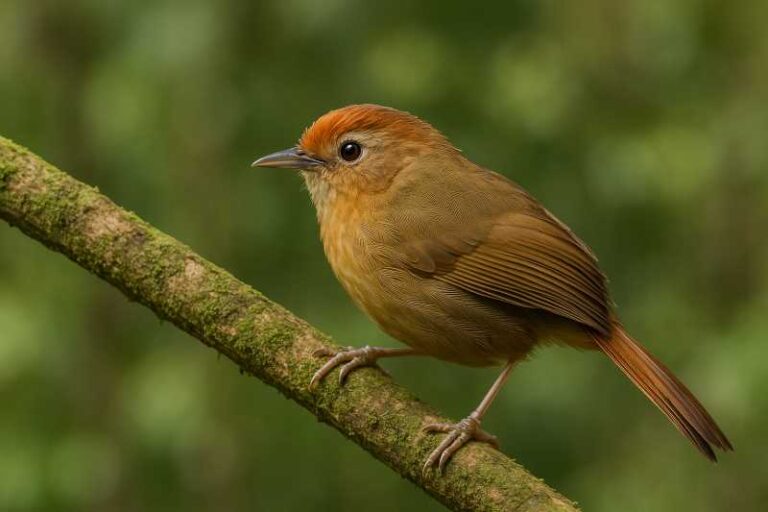 Image of a Rufous-fronted Babbler in its natural habitat