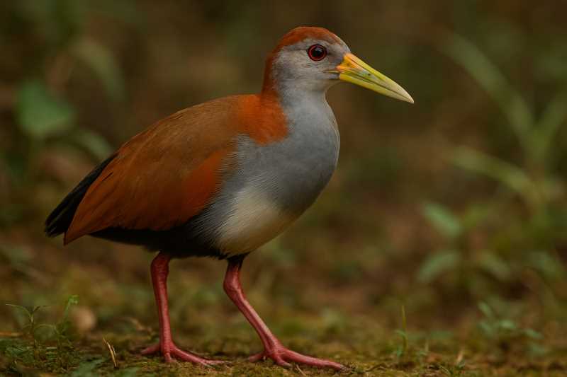 Image of a Russet-naped Wood Rail in its natural habitat
