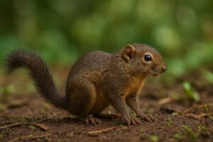 Image of a Sabanilla Dwarf Squirrel in its natural habitat