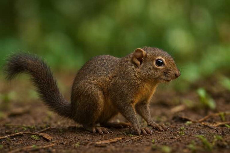 Image of a Sabanilla Dwarf Squirrel in its natural habitat