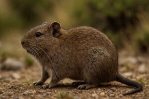 Image of a Sage's Rock Rat in its natural habitat