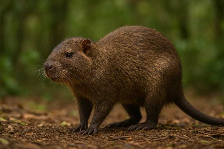 Image of a Samana Hutia in its natural habitat