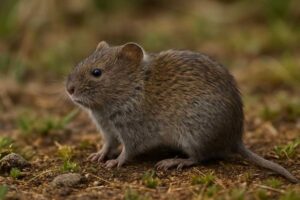 Image of a Shantar Vole in its natural habitat