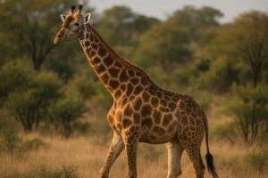 Image of a Southern Giraffe in its natural habitat