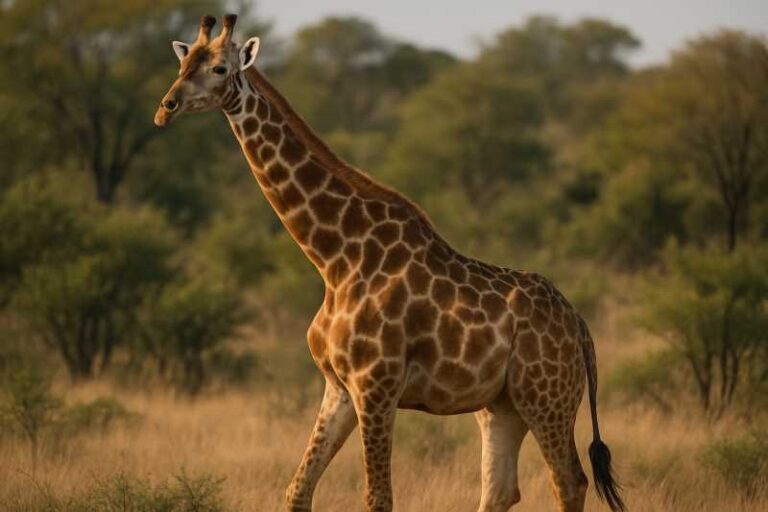 Image of a Southern Giraffe in its natural habitat
