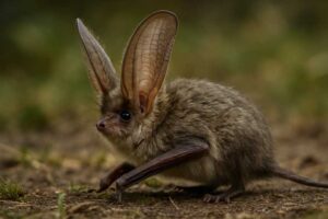 Image of a Strelkov's Long-eared Bat in its natural habitat
