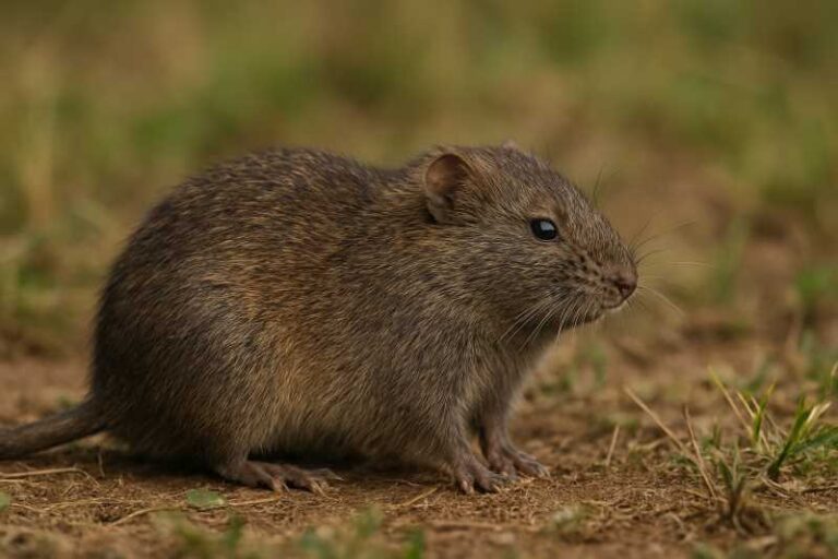 Image of a Tanzanian Vlei Rat in its natural habitat