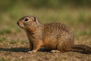 Image of a Tauren Ground Squirrel in its natural habitat