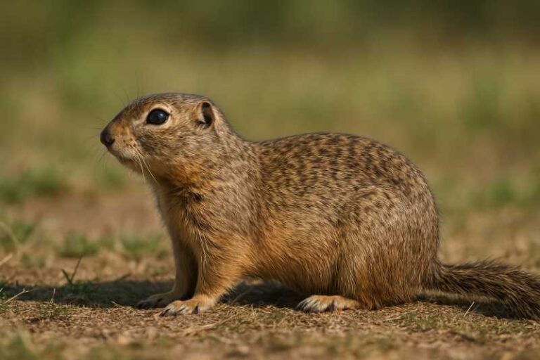 Image of a Tauren Ground Squirrel in its natural habitat