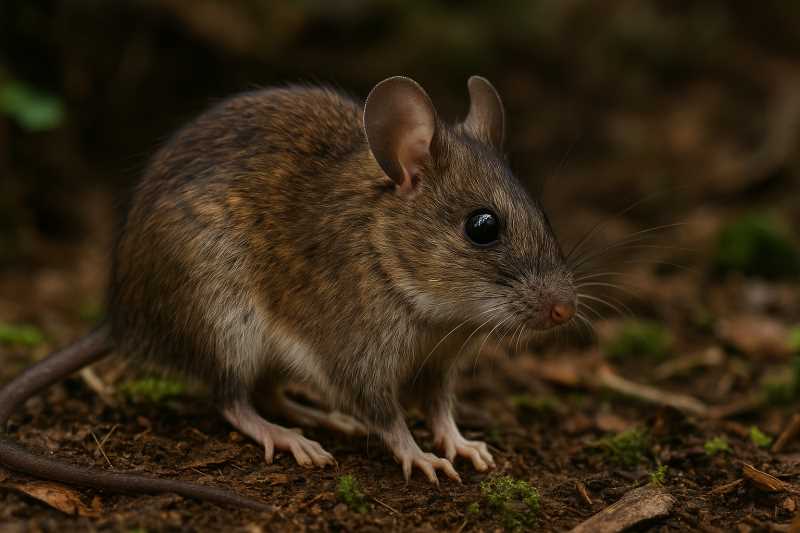 Image of a Thomas's Big-toothed Deermouse in its natural habitat