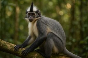 Image of a Thomas's Langur in its natural habitat