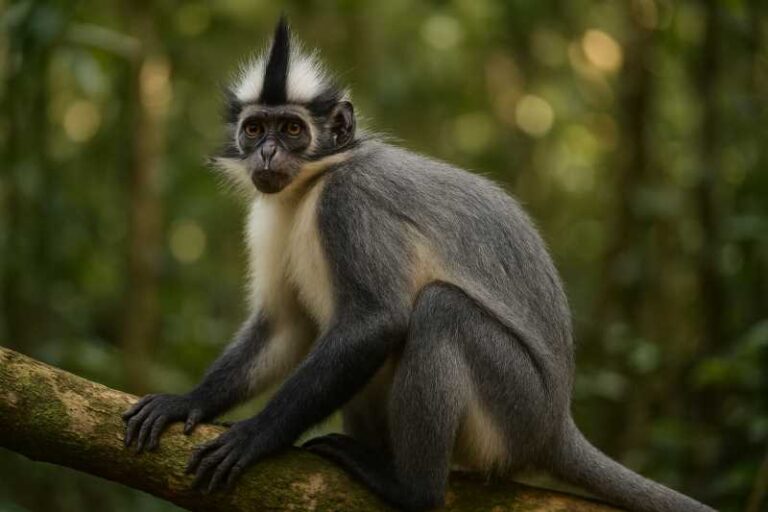 Image of a Thomas's Langur in its natural habitat