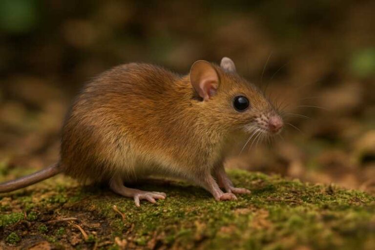 Image of a Unicolored Arboreal Rice Rat in its natural habitat