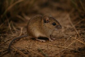 Image of a Wagner's Harvest Mouse in its natural habitat
