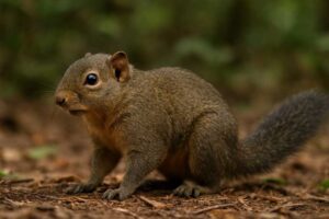 Image of a Weber's Dwarf Squirrel in its natural habitat