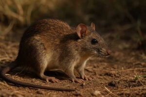 Image of a West African Rock Rat in its natural habitat