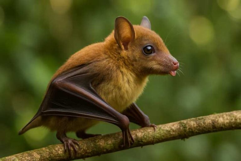 Image of a Woodford's Blossom Bat in its natural habitat