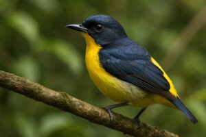 Image of a Yellow-rumped Flowerpecker in its natural habitat