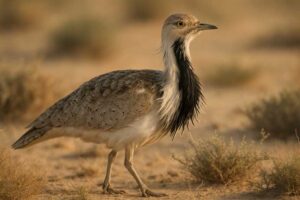 Image of a Asian Houbara in its natural habitat