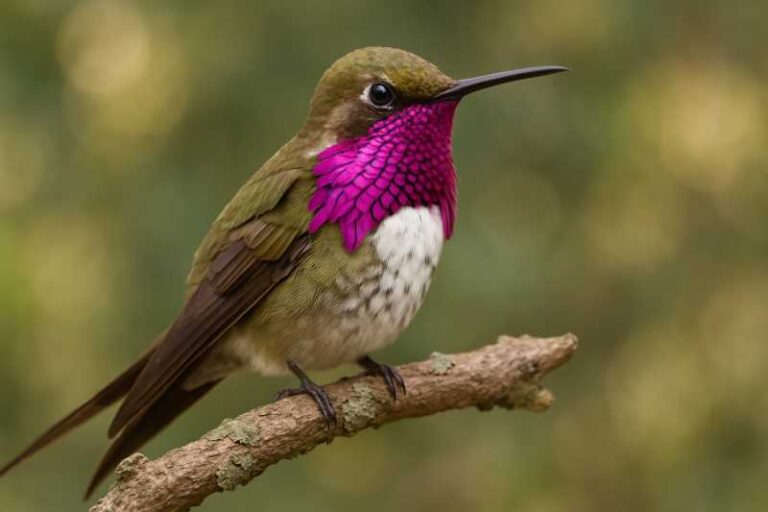 Image of a Beautiful Sheartail in its natural habitat