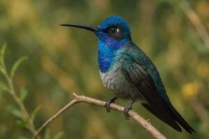 Image of a Blue-tufted Starthroat in its natural habitat