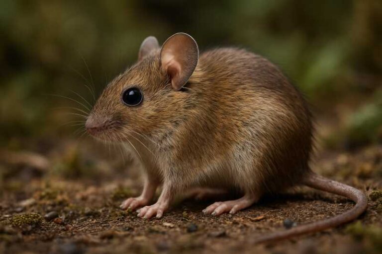 Image of a Bolivian Vesper Mouse in its natural habitat