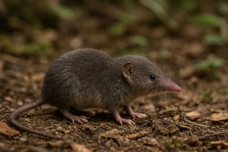 Image of a Büttikofer's White-toothed Shrew in its natural habitat