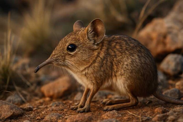 Image of a Cape Rock Sengi in its natural habitat