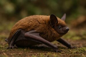 Image of a Caribbean Brown Bat in its natural habitat
