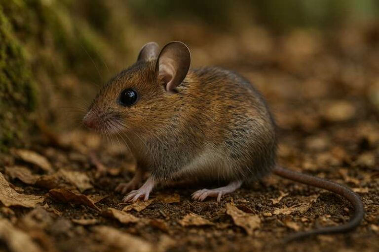 Image of a Chinanteco Deermouse in its natural habitat