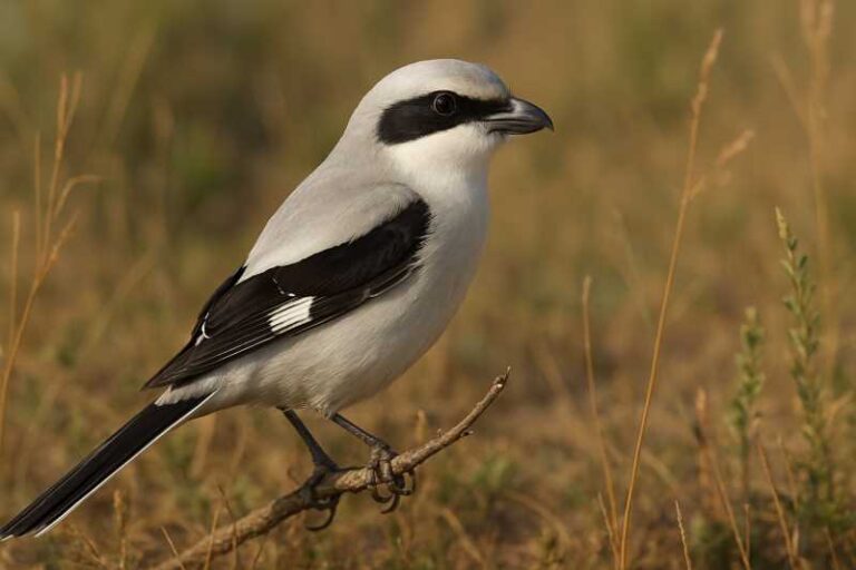 Image of a Chinese Grey Shrike in its natural habitat