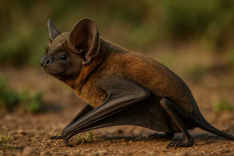 Image of a Delta Bonneted Bat in its natural habitat