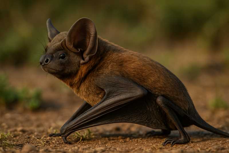 Image of a Delta Bonneted Bat in its natural habitat