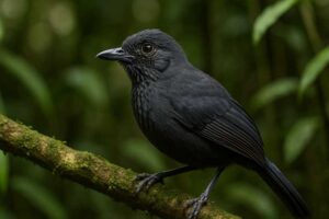 Image of a Dusky-throated Antshrike in its natural habitat