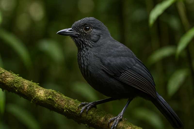 Image of a Dusky-throated Antshrike in its natural habitat