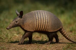 Image of a Eastern Greater Long-nosed Armadillo in its natural habitat