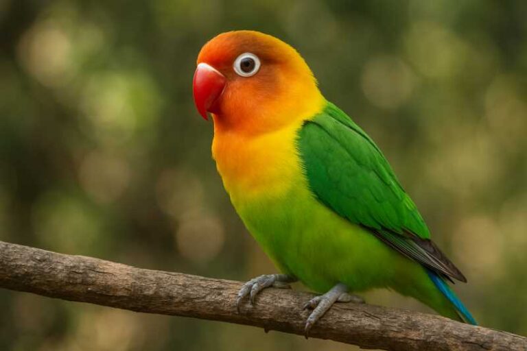 Image of a Fischer's Lovebird in its natural habitat