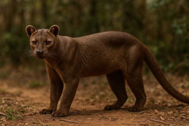 Image of a Giant Fosa in its natural habitat