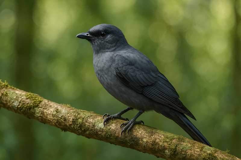 Image of a Grauer's Cuckooshrike in its natural habitat