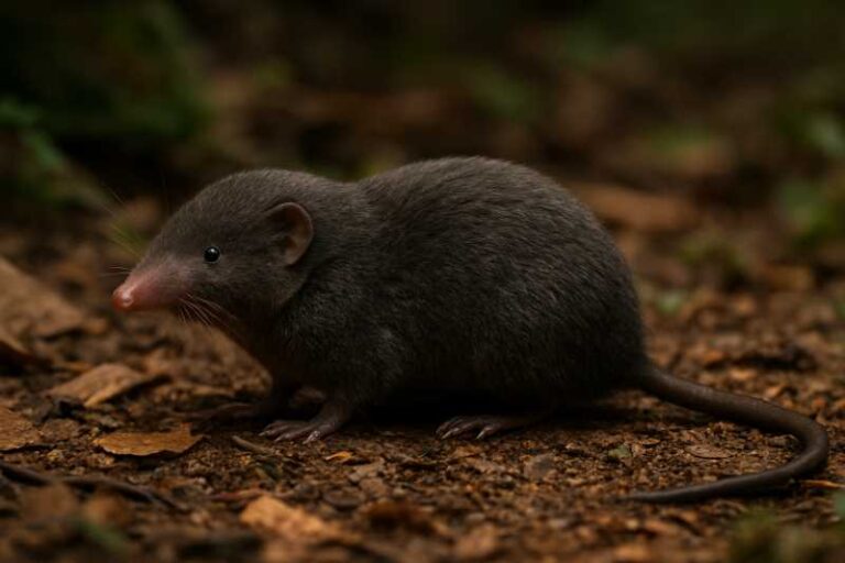 Image of a Greater Large-headed Shrew in its natural habitat