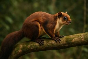 Image of a Hodgson's Giant Flying Squirrel in its natural habitat