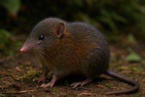 Image of a Kalinga Shrew Mouse in its natural habitat