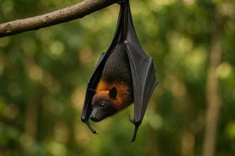 Image of a Large Flying Fox in its natural habitat